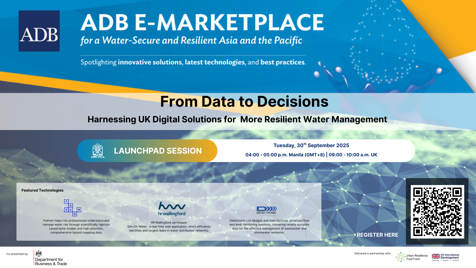 (Session 23) From Data to Decisions: Harnessing UK Digital Solutions for More Resilient Water Management